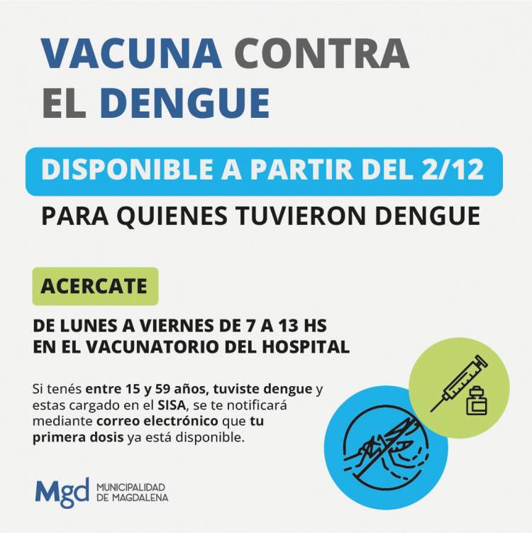 CAMPAÑA DE VACUNACION CONTRA DENGUE Y REFUEERZO CoVID