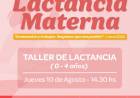 TALLER DE LACTANCIA EN LA SEMANA MUNDIAL DE LA LACTANCIA MATERNA