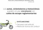 Ruidos molestos y Caños de escapes modificados o faltantes