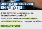 LICENCIA DE CONDUCIR, LOS VECINOS DE VIEYTES YA PODRAN REALIZAR EL TRAMITE EN SU LOCALIDAD