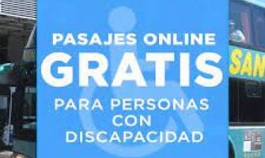 DISCAPACIDAD, "PASAJES" COMO SOLICITARLOS EN LA CRNT