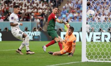 Portugal venció a Uruguay y clasificó a octavos de final del Mundial