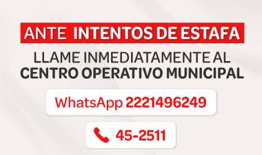 PREVENSION ANTE INTENTOS DE ESTAFA 