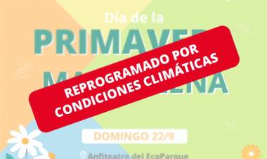 LOS FESTEJOS POR EL DIA DE LA PRIMAVERA SE HAN REPROGRAMADO
