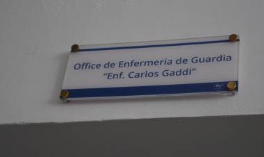 SE INAUGURÓ EL NUEVO SECTOR DE GUARDIA EN EL HOSPITAL 'SANTA MARÍA MAGDALENA'