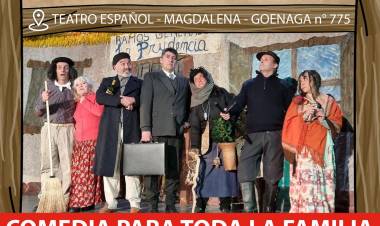 "NECESITO UN FORRO" UNA NUEVA OBRA TEATRAL LLAGA A NUESTRA LOCALIDAD