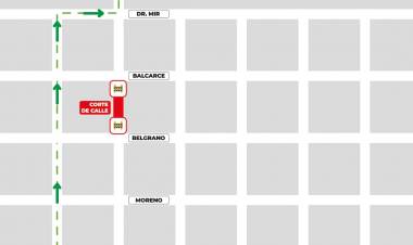 CORTE DE CALLES POR INICIO DE OBRA 