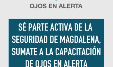 "OJOS EN ALERTA" CAPACITATE PARA TENER UN DISTRITO MAS SEGURO