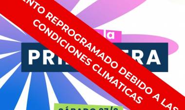 LAS CELEBRACIONES POR EL DÍA DE LA PRIMAVERA PROGRAMADAS PARA ESTE FIN DE SEMANA SE HAN SUSPENDIDO