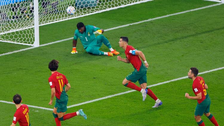 Portugal le ganó a Ghana y lidera el Grupo H con el récord de Cristiano Ronaldo, por el Mundial de Qatar 2022