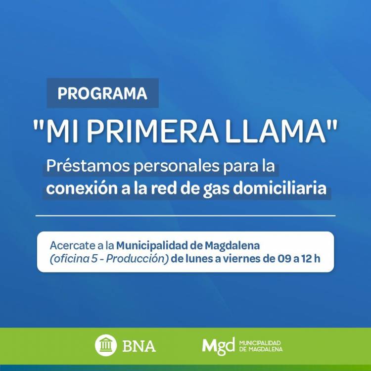 SE LANZÓ EL PROGRAMA "MI PRIMERA LLAMA"