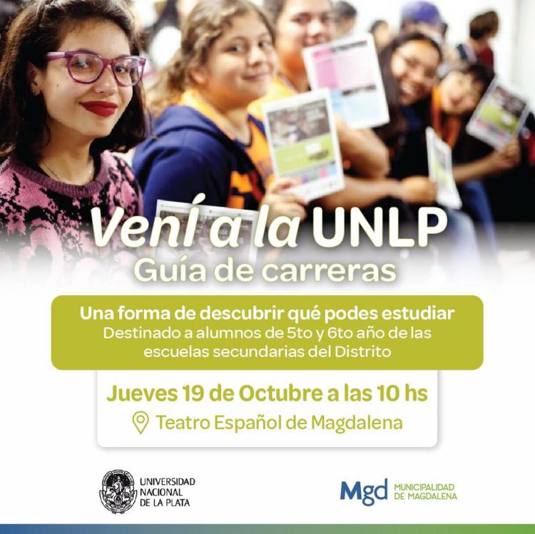 “VENÍ A LA UNLP” EN MAGDALENA