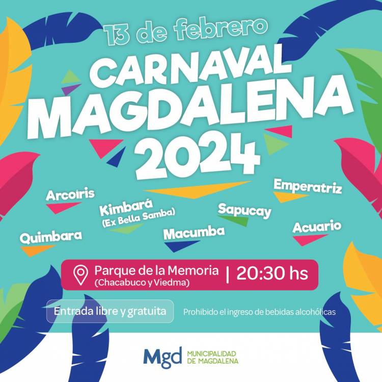 CARNAVALES EN EL PARTIDO DE MAGDALENA!!!!