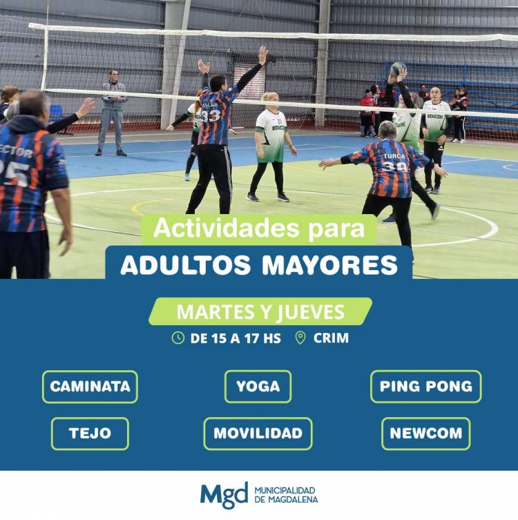 Escuela Municipal de Deportes ofrece actividades para adultos mayores