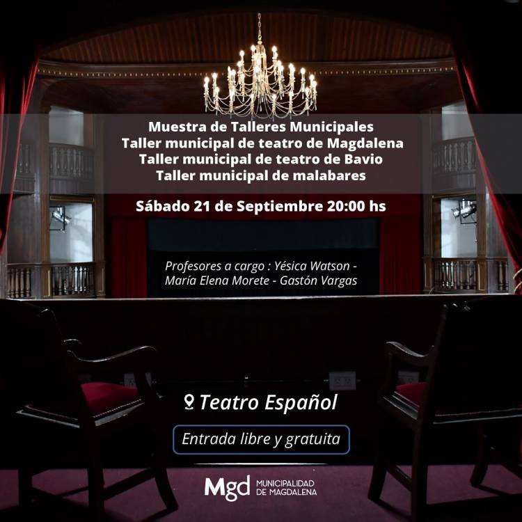 MUESTRA DE TALLERES MUNICIPALES EN EL TEATRO ESPAÑOL