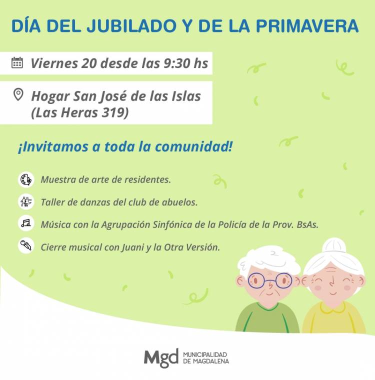 Día del Jubilado y de la Primavera en el Hogar San José de las Islas