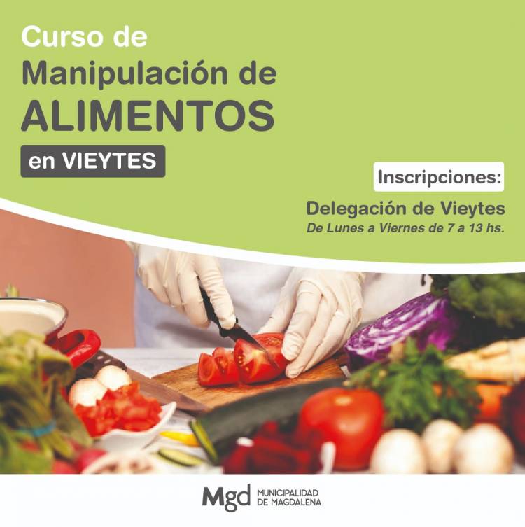 CURSO DE MANIPULACION DE ALIMENTOS