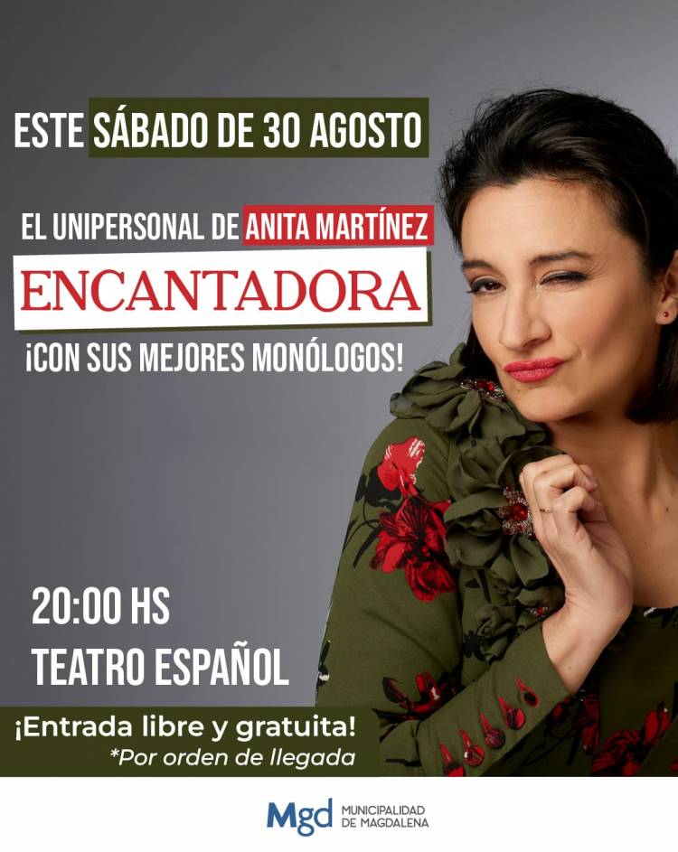 ANITA MARTINEZ "ENCATADAORA" EN EL TEATRO ESPAÑOL