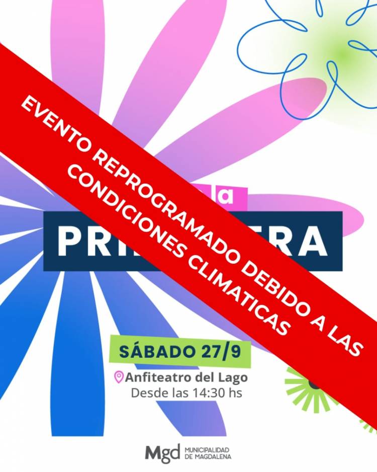 LAS CELEBRACIONES POR EL DÍA DE LA PRIMAVERA PROGRAMADAS PARA ESTE FIN DE SEMANA SE HAN SUSPENDIDO